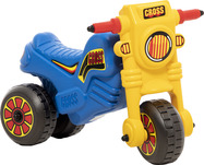 Moto Cross Senza Pedali 1 blu 59x38x45 cm