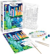 SENTOSPHERE PALETTE D'ARTISTE Maľovanie podľa čísel New York