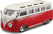 Bburago 1:32 Volkswagen Van Samba Red-White