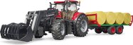 Bruder 03198 CASE IH Optum cu suport pentru baloturi