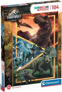Puzzle - 104 dielikov SUPER Jurský svet