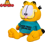 Garfield - "Never trust a smiling cat" 28cm plyšový sediaci
