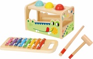 2Kids Toys Zatĺkačka a xylofón Krokodíl