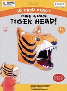 Fiesta Crafts Kreativset 3D-Maske Tiger