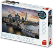 Puzzle Súmrak nad Tower Bridge 1000 dielikov neón