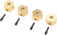 Axial šesťhranný unášač mosadz 12mm (7g) (4): UTB18 Capra