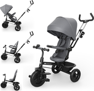 KINDERKRAFT Trojkolka Aston 2 Plus Grey, 9m+