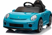 Elektrické autíčko RUF GT 12V, modré, Otváracie dvere, 2.4 GHz diaľkové ovládanie, LED sve