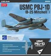 Model Kit letadlo 12334 - USMC PBJ-1D (B-25 Mitchell) (1:48)