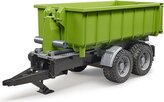 Bruder 02035 Remorcă verde cu container basculant