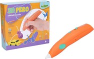 3D stilou WIKY portocaliu set de bază 10 rezerve 10 șabloane