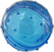Hračka Dog Fantasy STRONG lopta s vôňou slaniny modrá 7cm