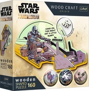 Trefl Drevené puzzle 160 dielikov - The Mandalorian - Reunite