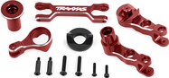 Traxxas krmilne ročice aluminij rdeče eloksiran (za X-Maxx)