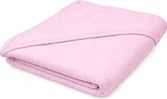 Detská froté osuška s kapucňou New Baby 100x100 cm pink