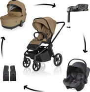 Kolica Move Cross 5X + autosjedalica Baby-Safe Core + baza Baby-Safe Core, Latte Beige