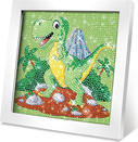 Kreatívny set obraz s kamienkami dino 17 cm