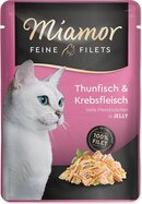 Kapsička Miamor Feine Filets Adult tuniak a krab v želé 100g