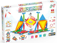 SUPERMAG magnetická stavebnica Multicolor 85ks