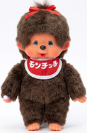 Monchhichi Mončiči ragazza giapponese con occhi blu 20cm