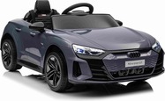 Elektrické autíčko Audi RS E-tron GT 12V, sivé, široké jednomiestne sedadlo, 2,4 GHz diaľk