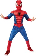 SPIDERMAN BLACK LINE dětský kostým velikost L(122-128 cm)