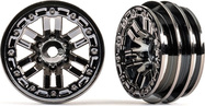 Traxxas disk 1.0" twin-spoke čierny chróm (2)