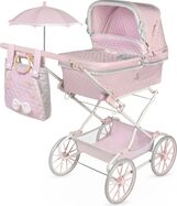 DeCuevas 82075 Passeggino pieghevole per bambole REBORN con ombrellone e accessori Sophie 2025 -