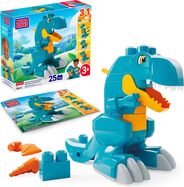 Mattel MEGA BLOKS Fisher-Price 3 în 1 set de construcție cu dinozaurul T-Rex