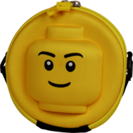 LEGO minifigures Heads - kulatá 3D crossbody taška