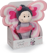 NICI farfalla di peluche Love in scatola regalo, 21 cm