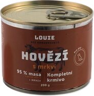 Konzerva LOUIE hovädzie s mrkvou, vitamínmi a minerálmi 200g