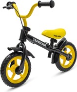 Bicicleta de equilibrio para niños con freno Baby Mix Traveller negro