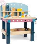 Bigjigs Toys Tavolo da lavoro per bambini con strumenti