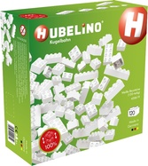 HUBELINO Guličková dráha - kocky biele 120 ks