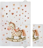 CEBA BABY Podložka prebaľovacia cestovná (60x40) Basic Rocking Horse