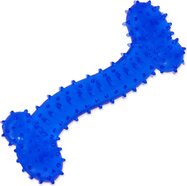 Hračka Dog Fantasy Kosť gumová modrá 11cm