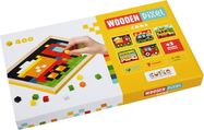 CUBIKA 14903 Pixel IV autá - drevená mozaika 400 kociek a 7 predlôh