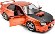 1:18 SUBARU IMPREZA WRX STI ORANGE METALLIC 2003 - SOLIDO
