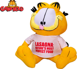 Garfield - "Lasagna: Nature's most perfect food" 24cm plyšový sediaci
