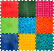 Ortek Masážna ortopedická podložka Ortek "Puzzle Morské" 9 modulov
