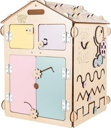 BusyKids Activity board Domeček pastelový