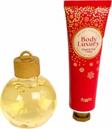 ACCENTRA Set za kupanje Body Luxury u kutiji Božićni cvijet 60ml + 30ml