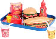Fast food set s podnosom 26x19cm 26ks