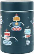 A Little Lovely Company – izolirana posuda za hranu od nehrđajućeg čelika – roboti
