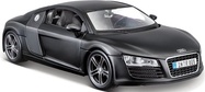 Maisto - Audi R8, matné čierne, 1:24