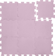 Penová podložka Puzzle 30x30 cm 9ks, Sugar Pink