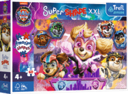 Trefl Puzzle 60 XXL Super Shape - Šťastní psíci / Viacom PAW PATROL: THE MIGHTY MOVIE 2023