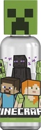 Minecraft Bottiglia con figurina 3D 560 ml, Ecozen