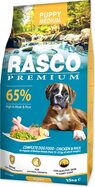 Krmivo Rasco Premium Puppy Medium kura s ryžou 15kg